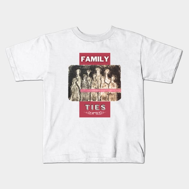 Family ties Kids T-Shirt by Jorge Ochoa ARTE